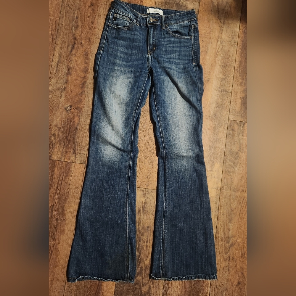 KanCan Dark Blue Flare Jeans